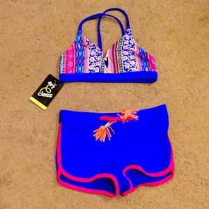 Girls two piece bathing suit